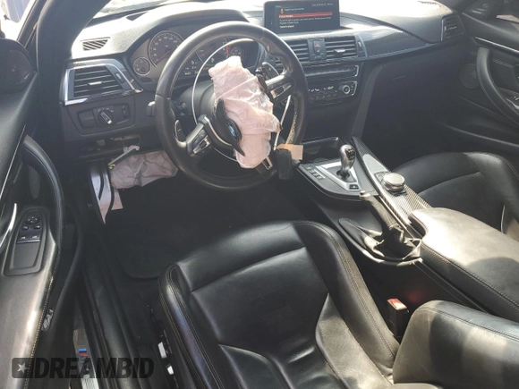 2018 BMW M4 with VIN WBS4Y9C57JAG66687, listed as a Copart auction lot 59283414 with 86,029 mi miles and Salvage Title. Bid and sale history available at carsss.com. Image 8.