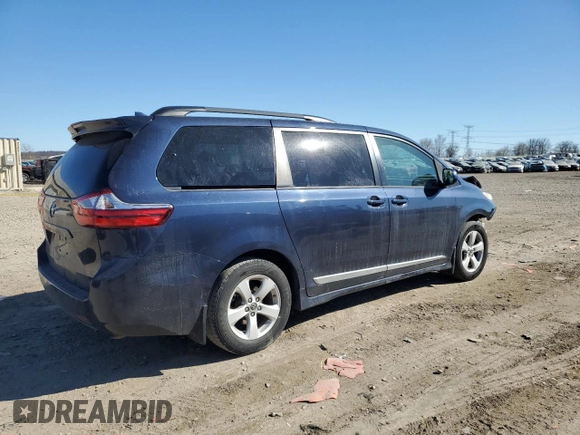 2018 Toyota Sienna LE Auto Access Seat with VIN 5TDKZ3DCXJS910757, listed as a Copart auction lot 46435435 with 80,774 mi miles and Salvage Title. Bid and sale history available at carsss.com. Image 3.