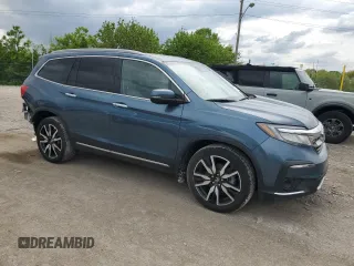 2020 Honda Pilot Touring 7-Passenger with VIN 5FNYF6H64LB022022, listed as a Copart auction lot 56210385 with Not provided miles and Salvage title. Bid and sale history available at DreamBid. Image 4.