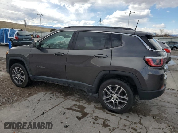 2017 Jeep Compass Latitude with VIN 3C4NJDBB4HT646245, listed as a Copart auction lot 49741915 with 106,710 mi miles and Salvage Title. Bid and sale history available at carsss.com. Image 2.
