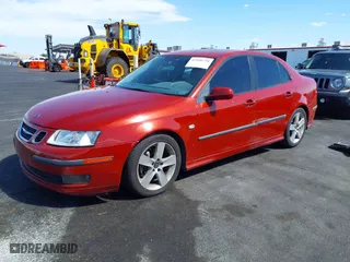 2007 Saab 9-3 Aero with VIN YS3FH41U771012168, listed as a IAAI auction lot 42100750 with 118,970 mi miles. Bid and sale history available at carsss.com. Image 2.