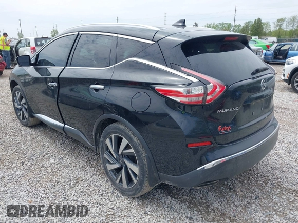 2016 Nissan Murano S z VIN 5N1AZ2MH9GN171490, wystawiony jako IAAI lot #42155605 z przebiegiem 234 183 mil mil oraz . Historia ofert i sprzedaży dostępna na DreamBid. Obrazek 3.