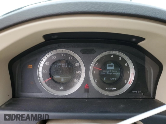 2008 Volvo S80 3.0L Turbo с VIN YV1AH992281056737, выставлен на аукционе Copart как лот 78738584 с пробегом 182 022 миль миль и Списание • Salvage title. История ставок и продаж доступна на DreamBid. Изображение 9.