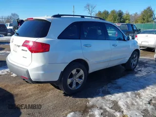 2008 Acura MDX Sport/Pwr Tail Gate with VIN 2HNYD28748H556527, listed as a IAAI auction lot 41443122 with 214,945 mi miles. Bid and sale history available at carsss.com. Image 4.