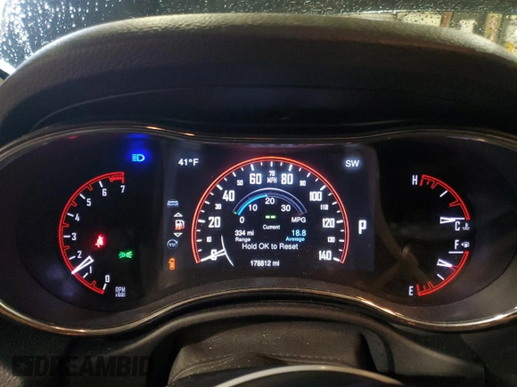 2015 Dodge Durango Limited with VIN 1C4RDJDG8FC892157, listed as a Copart auction lot 49930655 with 178,812 mi miles and Salvage Title. Bid and sale history available at DreamBid. Image 9.
