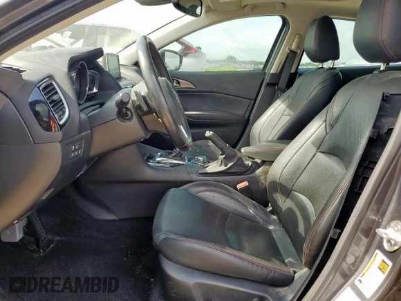 2015 Mazda 3 S Grand Touring с VIN JM1BM1M35F1275518, выставлен на аукционе Copart как лот 59630635 с пробегом 44 972 миль миль и Списание • Salvage title. История ставок и продаж доступна на DreamBid. Изображение 7.