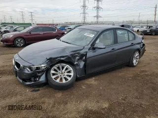 2018 BMW 3 Series 320i xDrive with VIN WBA8A3C57JA491717, listed as a Copart auction lot 49509515 with 57,141 mi miles and Salvage Title. Bid and sale history available at carsss.com. Image 1.