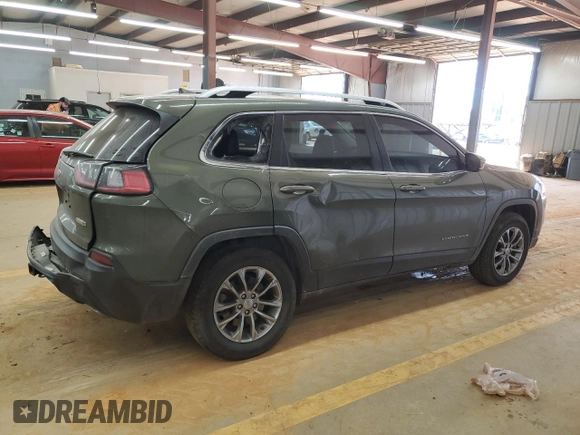 2020 Jeep Cherokee Altitude with VIN 1C4PJMLNXLD556887, listed as a Copart auction lot 46891055 with 75,918 mi miles and Salvage Title. Bid and sale history available at carsss.com. Image 3.