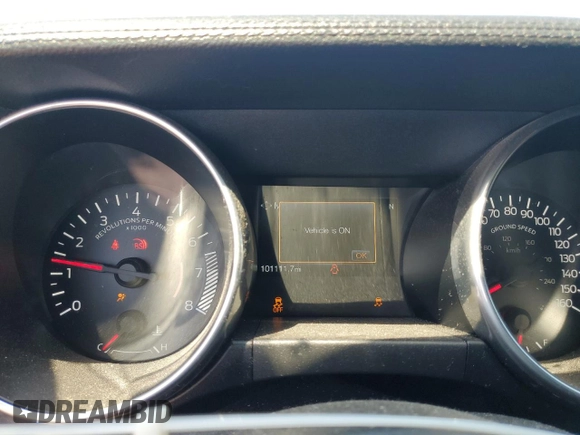 2018 Ford Mustang GT with VIN 1FA6P8CF8J5134060, listed as a Copart auction lot 56380195 with 101,111 mi miles and Salvage title. Bid and sale history available at DreamBid. Image 9.
