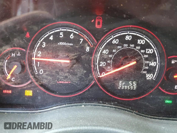 2006 Subaru Legacy GT Limited with VIN 4S3BL676366204276, listed as a Copart auction lot 54371915 with 239,593 mi miles and Salvage title. Bid and sale history available at DreamBid. Image 9.