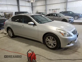2012 Infiniti G37 x with VIN JN1CV6AR7CM970006, listed as a Copart auction lot 52084475 with 123,634 mi miles and Salvage Title. Bid and sale history available at carsss.com. Image 4.