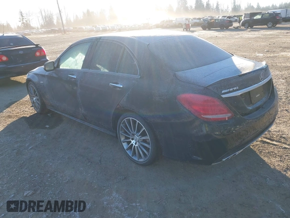 2017 Mercedes-Benz C 43 AMG with VIN 55SWF6EBXHU202314, listed as a IAAI auction lot 41402555 with 73,669 mi miles and . Bid and sale history available at DreamBid. Image 3.