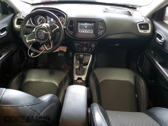 2021 Jeep Compass Altitude with VIN 3C4NJDBB4MT520798, listed as a Copart auction lot 58846915 with 51,819 mi miles and Non repairable. Bid and sale history available at DreamBid. Image 8.