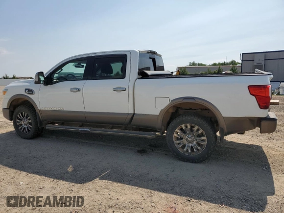 2016 Nissan Titan XD Platinum Reserve with VIN 1N6BA1F47GN511284, listed as a Copart auction lot 63860634 with 122,437 mi miles and Non Repairable. Bid and sale history available at carsss.com. Image 2.