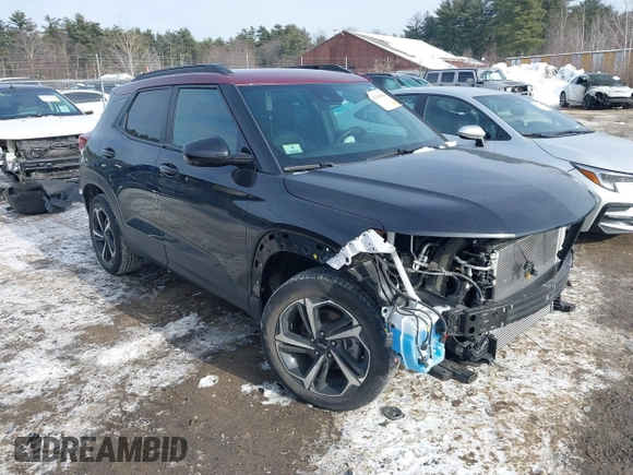 2022 Chevrolet TrailBlazer RS with VIN KL79MUSL2NB095857, listed as a IAAI auction lot 41385986 with 31,305 mi miles. Bid and sale history available at carsss.com. Image 1.