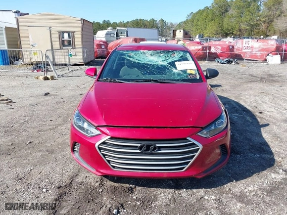 2017 Hyundai Elantra SE with VIN KMHD74LF9HU367547, listed as a IAAI auction lot 41595195 with 125,498 mi miles. Bid and sale history available at carsss.com. Image 12.