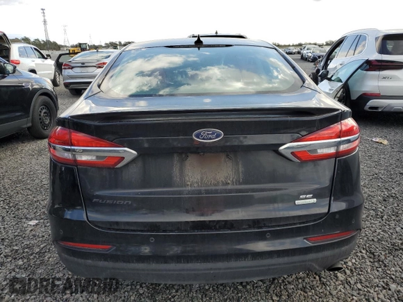 2019 Ford Fusion SE with VIN 3FA6P0HD2KR229530, listed as a Copart auction lot 45895145 with 90,243 mi miles and Non Repairable. Bid and sale history available at DreamBid. Image 6.