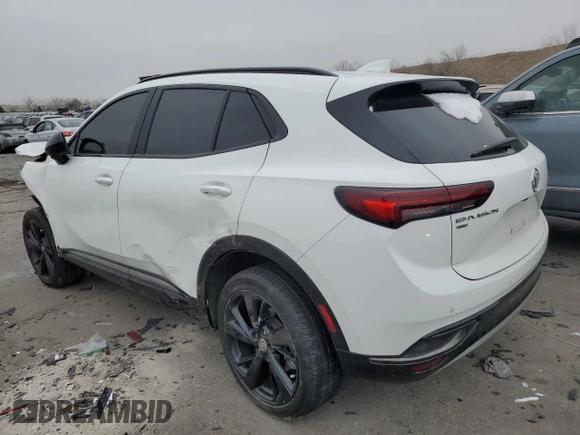2022 Buick Envision Essence with VIN LRBFZPR4XND110227, listed as a Copart auction lot 44638245 with 30,492 mi miles and Salvage Title. Bid and sale history available at carsss.com. Image 2.