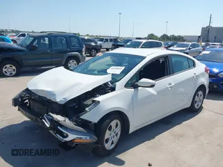 2017 Kia Forte LX with VIN 3KPFK4A7XHE016765, listed as a IAAI auction lot 40540016 with 126,264 mi miles. Bid and sale history available at carsss.com. Image 18.