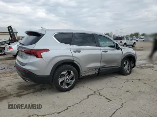 2021 Hyundai Santa Fe SE with VIN 5NMS1DAJ1MH357634, listed as a Copart auction lot 53699525 with 51,833 mi miles and Salvage title. Bid and sale history available at DreamBid. Image 3.