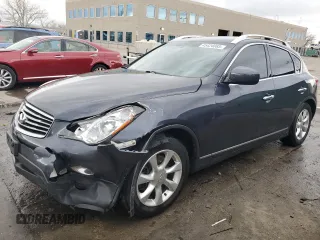 2009 Infiniti EX Journey with VIN JNKAJ09F29M950793, listed as a Copart auction lot 45424865 with 115,770 mi miles and Salvage title. Bid and sale history available at DreamBid. Image 1.
