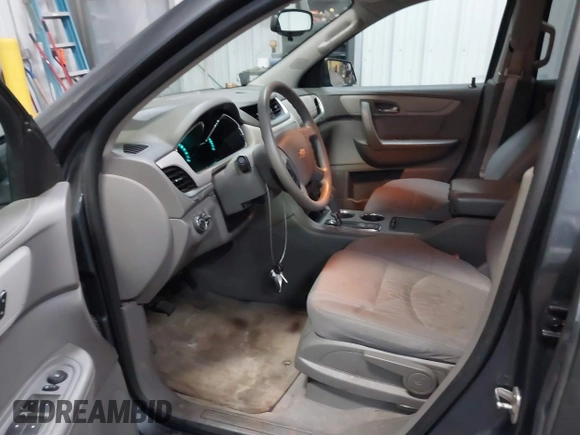 2013 Chevrolet Traverse LS with VIN 1GNKVFED2DJ239436, listed as a IAAI auction lot 41116589 with 120,161 mi miles and . Bid and sale history available at DreamBid. Image 5.
