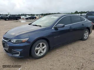 2016 Chevrolet Malibu LS with VIN 1G1ZB5ST3GF281216, listed as a Copart auction lot 53572335 with 134,949 mi miles and Salvage Title. Bid and sale history available at carsss.com. Image 1.