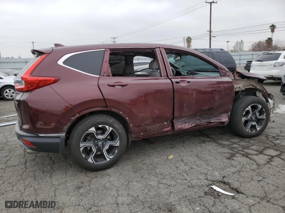 2019 Honda CR-V Touring with VIN 7FARW1H9XKE014219, listed as a Copart auction lot 50588485 with 70,566 mi miles and Salvage Title. Bid and sale history available at carsss.com. Image 3.