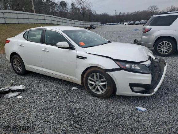 2012 Kia Optima LX with VIN KNAGM4A74C5287062, listed as a Copart auction lot 46162905 with 0 mi miles and Salvage Title. Bid and sale history available at carsss.com. Image 4.