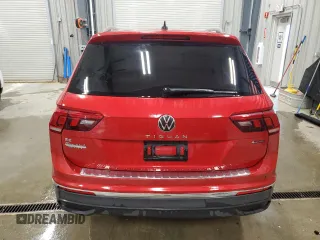 2022 Volkswagen Tiguan SE with VIN 3VV2B7AX2NM039833, listed as a Copart auction lot 66124675 with 43,536 mi miles and Clean title. Bid and sale history available at DreamBid. Image 6.