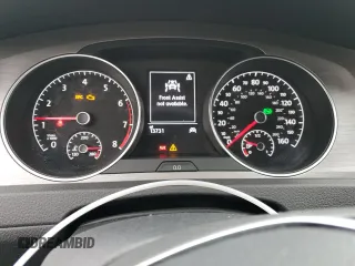 2017 Volkswagen Golf SportWagen S with VIN 3VWC17AU6HM539006, listed as a Copart auction lot 52329005 with 13,731 mi miles and Salvage Title. Bid and sale history available at carsss.com. Image 9.