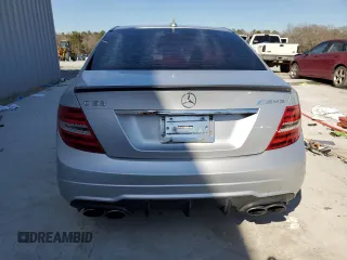2012 Mercedes-Benz C 63 AMG with VIN WDDGF7HB1CA708788, listed as a Copart auction lot 46233845 with 164,262 mi miles and Salvage Title. Bid and sale history available at carsss.com. Image 6.