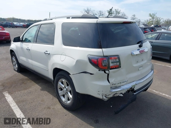 2015 GMC Acadia SLE с VIN 1GKKVPKD6FJ249655, выставлен на аукционе IAAI как лот 42090978 с пробегом 111 672 миль миль и . История ставок и продаж доступна на DreamBid. Изображение 3.