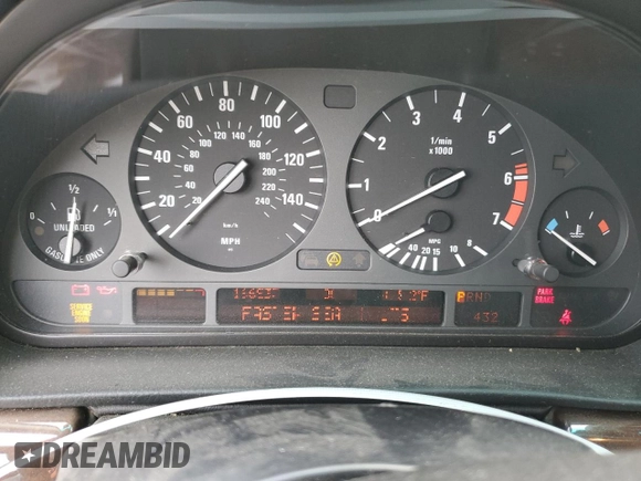 2000 BMW 7 Series 740iL with VIN WBAGH8340YDP13647, listed as a Copart auction lot 85348514 with 0 mi miles and Clean Title. Bid and sale history available at carsss.com. Image 9.