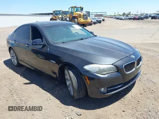 2011 BMW 5 Series 535i xDrive with VIN WBAFU7C55BDU55241, listed as a IAAI auction lot 42035748 with 169,154 mi miles. Bid and sale history available at carsss.com. Image 1.
