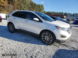 2017 Ford Edge Titanium with VIN 2FMPK3K81HBB02376, listed as a Copart auction lot 83422534 with 122,899 mi miles and Salvage Title. Bid and sale history available at carsss.com. Image 4.