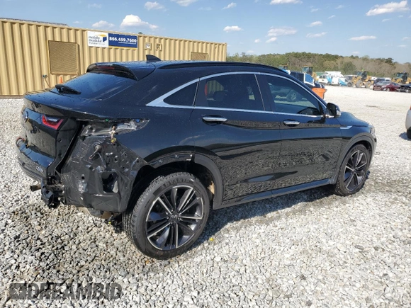 2022 Infiniti QX55 Sensory with VIN 3PCAJ5L39NF101440, listed as a Copart auction lot 50713715 with 65,329 mi miles and Salvage title. Bid and sale history available at DreamBid. Image 3.