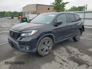 2021 Honda Passport EX-L z VIN 5FNYF8H50MB004444, wystawiony jako Copart lot #56404505 z przebiegiem 77 547 mil mil oraz Szkoda całkowita • Salvage title. Historia ofert i sprzedaży dostępna na DreamBid. Obrazek 1.