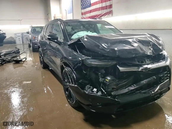 2019 Chevrolet Blazer RS with VIN 3GNKBJRS2KS675252, listed as a Copart auction lot 48068225 with 63,357 mi miles and Salvage Title. Bid and sale history available at carsss.com. Image 13.