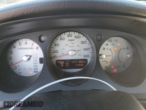 2002 Acura TL Type S w/Navigation with VIN 19UUA56972A050720, listed as a Copart auction lot 73115144 with 114,232 mi miles and Salvage Title. Bid and sale history available at carsss.com. Image 9.
