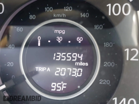 2012 Honda CR-V EX-L with VIN 5J6RM4H74CL043659, listed as a IAAI auction lot 42122926 with 135,594 mi miles and . Bid and sale history available at DreamBid. Image 16.