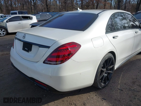 2018 Mercedes-Benz S 560 with VIN WDDUG8DB1JA418379, listed as a IAAI auction lot 41604377 with 71,993 mi miles and . Bid and sale history available at carsss.com. Image 16.