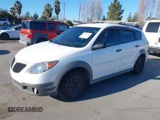 2007 Pontiac Vibe with VIN 5Y2SL65867Z417601, listed as a IAAI auction lot 41322664 with 136,664 mi miles. Bid and sale history available at carsss.com. Image 2.