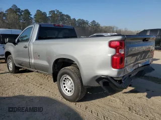 2024 Chevrolet Silverado 1500 Work Truck with VIN 3GCNAAED5RG132104, listed as a Copart auction lot 48496565 with 17 mi miles and Salvage Title. Bid and sale history available at carsss.com. Image 2.