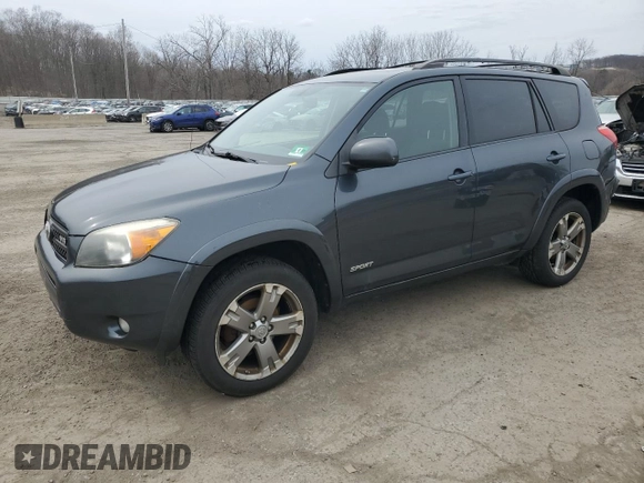 2008 Toyota RAV4 Sport with VIN JTMBK32V486030799, listed as a Copart auction lot 51377365 with 207,942 mi miles and Clean Title. Bid and sale history available at carsss.com. Image 1.