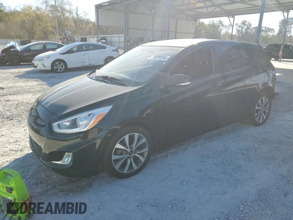 2016 Hyundai Accent Sport with VIN KMHCU5AE1GU240150, listed as a Copart auction lot 79859284 with 114,062 mi miles and Salvage Title. Bid and sale history available at carsss.com. Image 1.
