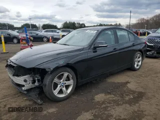 2014 BMW 3 Series 328d xDrive with VIN WBA3D5C51EKX96465, listed as a Copart auction lot 52592145 with 82,526 mi miles and Salvage Title. Bid and sale history available at carsss.com. Image 1.