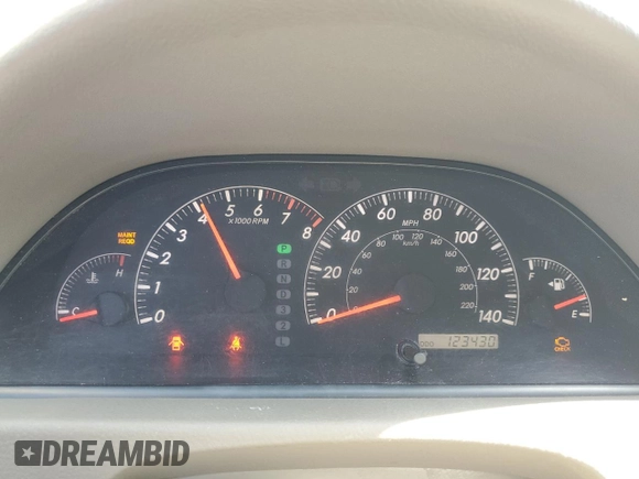 2006 Toyota Camry STD with VIN 4T1BE32K16U110563, listed as a Copart auction lot 53959605 with 123,430 mi miles and Salvage Title. Bid and sale history available at DreamBid. Image 9.