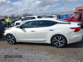 2017 Nissan Maxima SV with VIN 1N4AA6APXHC416086, listed as a IAAI auction lot 41694314 with 192,513 mi miles and . Bid and sale history available at DreamBid. Image 15.