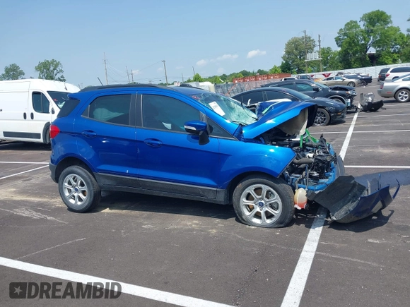 2018 Ford EcoSport SE with VIN MAJ3P1TE4JC242494, listed as a IAAI auction lot 42380813 with Not provided miles and . Bid and sale history available at DreamBid. Image 12.